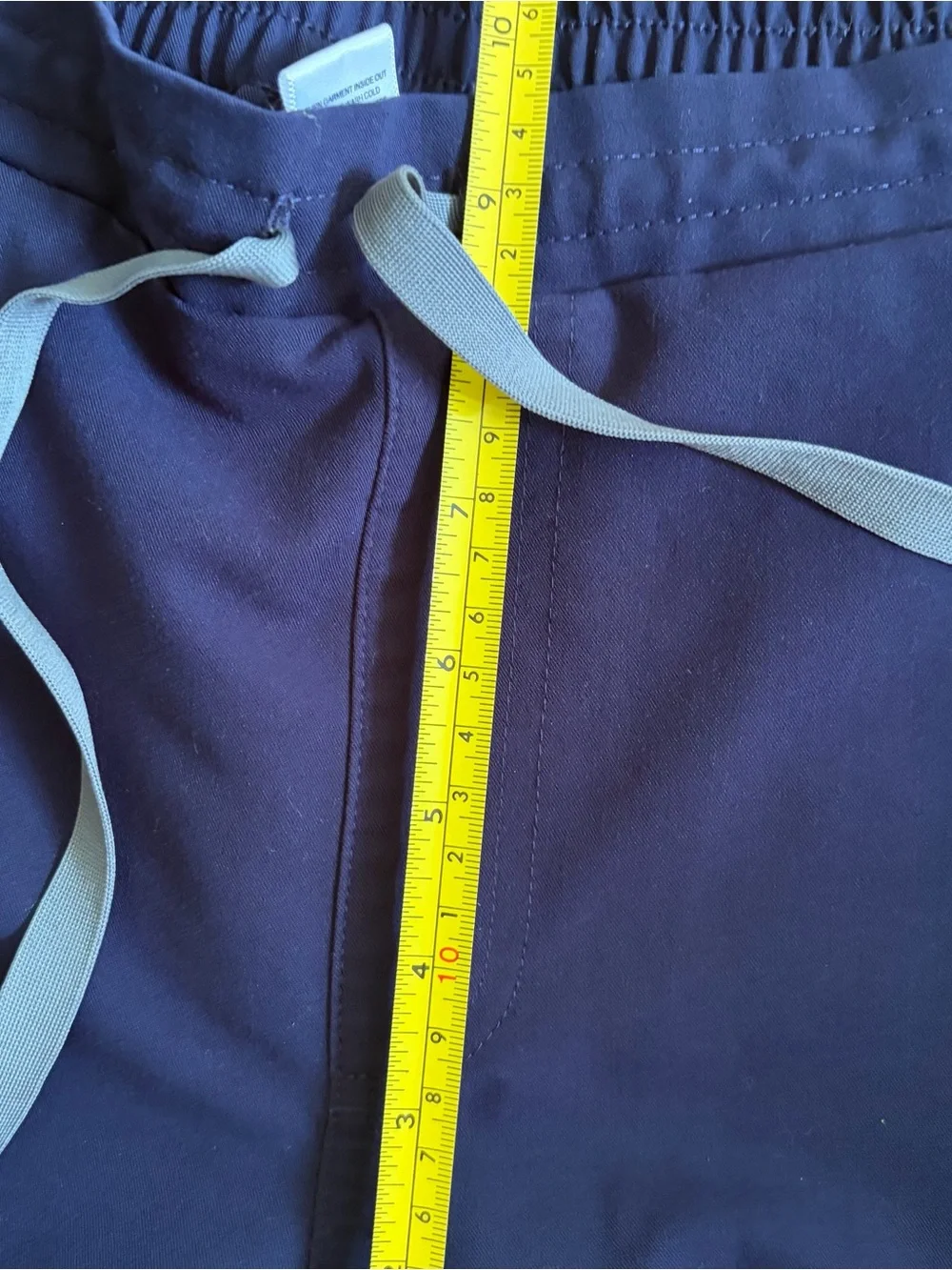 Figs Technical Collection Mens Blue Elastic Waist Cargo Scrub Pants Size M EUC